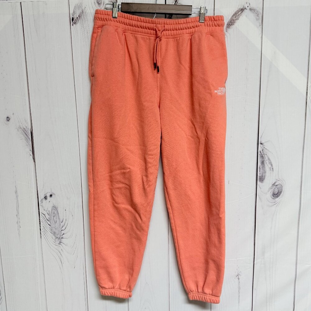 The North Face Women’s Half Dome Fleece Sweatpants Large Coral EUC